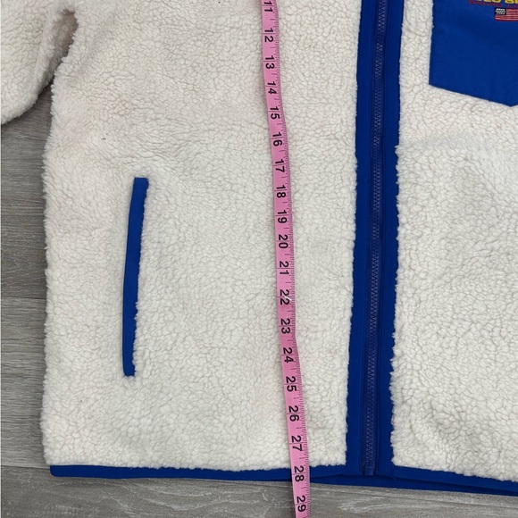 Polo Ralph Lauren Sport Voyager Pile Fleece Sherpa Jacket Men Size Large New - Picture 3 of 5